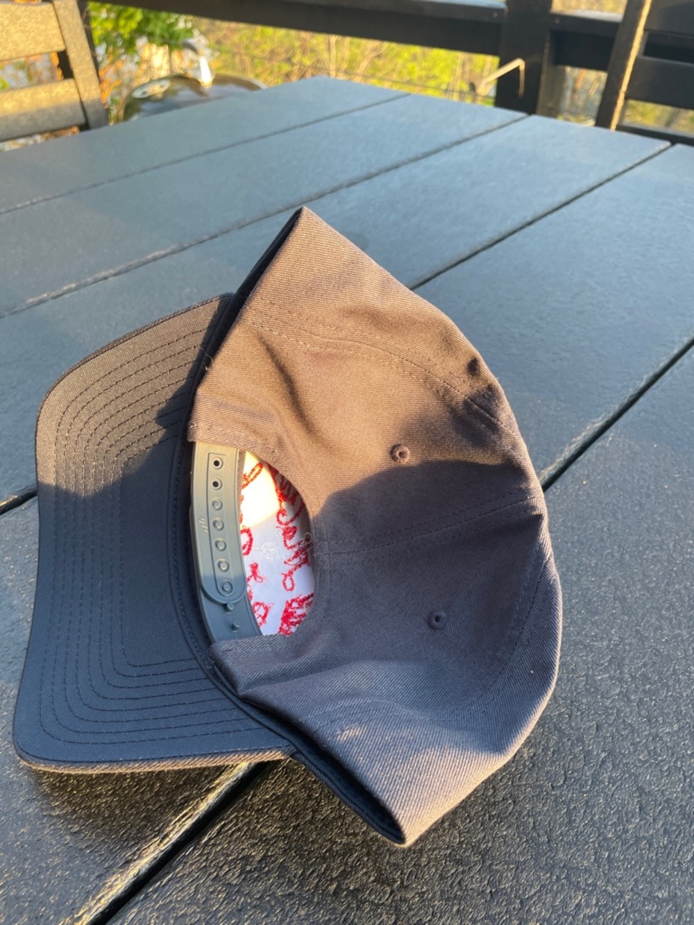 Paul McCartney 'Got Back' Embroidered Cap - Navy & Red- NEW and never worn! - Picture 3 of 5